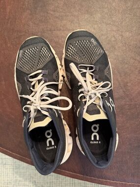 On Cloud X women running shoes, size 8